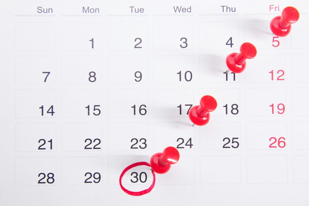 30 day social media calendar for startup businesses